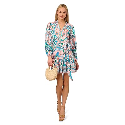 Adrianna Papell Printed Short Dress Women