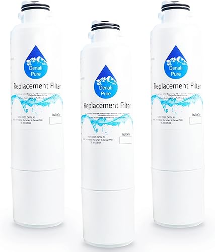 Miniatura 2 de Paquete de 3 filtros de agua de repuesto para refrigerador Samsung RF263BEAEWW, compatible con Samsung DA29-00020B, DA29-00020A, cartucho de filtro