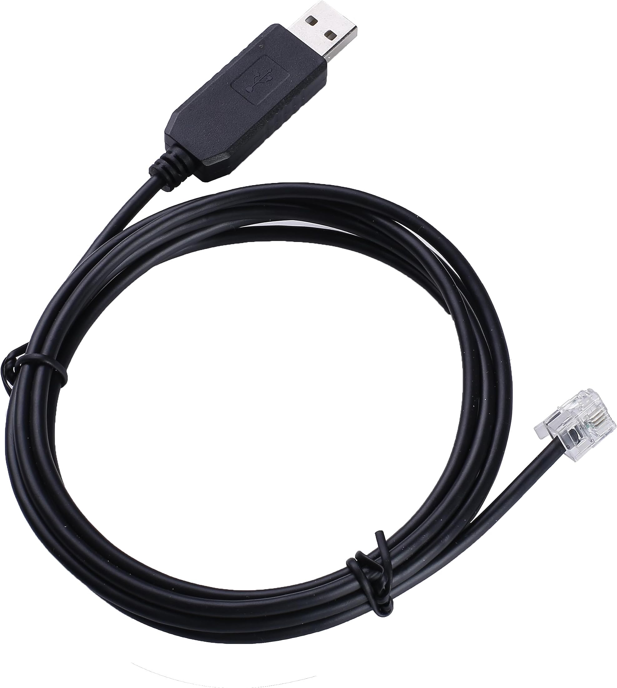 Ioptron Equatorial Telescope Upgrade Control Console Cable Coding Line Ieq30pro RS232 to 4P4C RJ9 (6FT, for Ioptron)