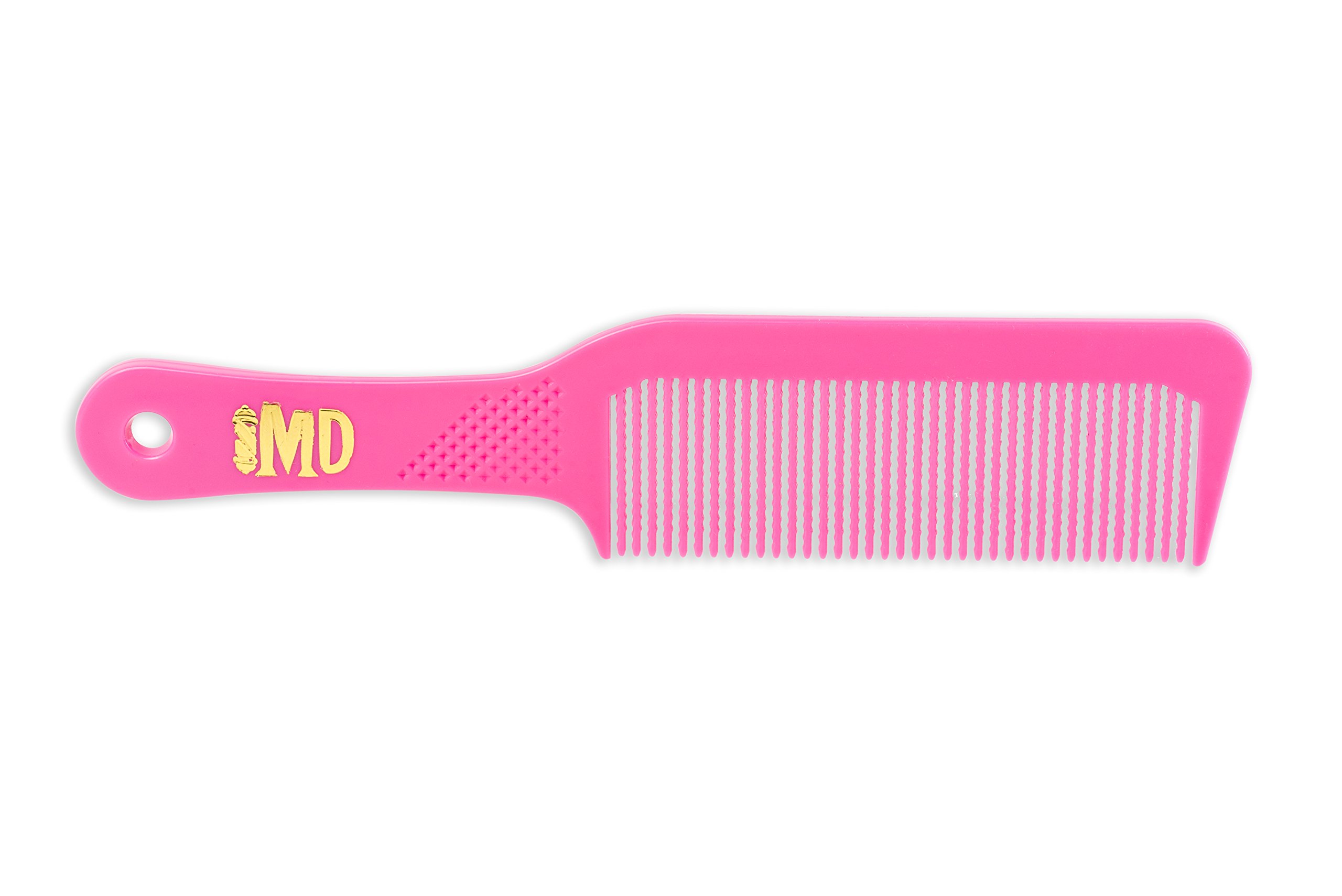 MD Flat Top Combs for Barbers and Stylists (Pink)