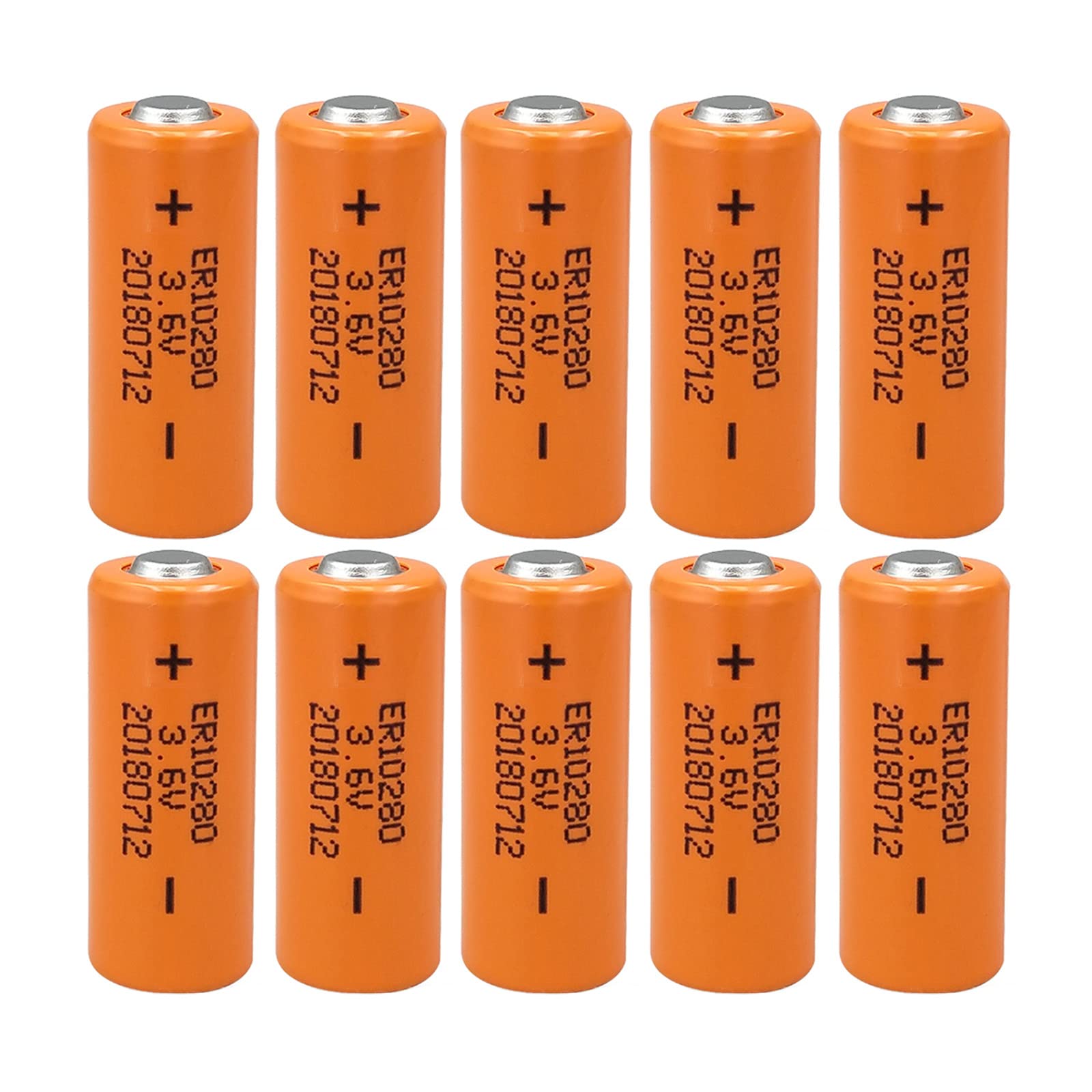 STEPMAX 10 Pack ER10280 3.6V 450mAh Lithium Battery ER10 / 28 Cell Battery for FX2NC-32BL