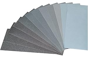 12-Pack Sandpaper Assortment for Painting