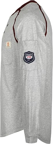 Miniatura 2 de BOCOMAL FR Shirts - Camisa ligera de 5.5 onzas de manga corta y resistente al fuegoignífuga