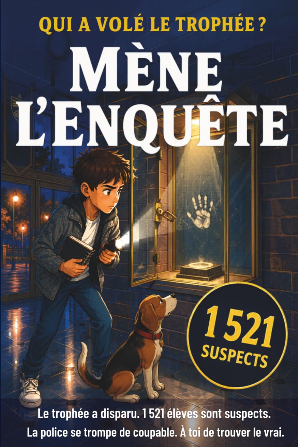 Mène l'enquête: 1 521 suspects, 10 indices, 1 seul coupable — Le livre-jeu d'enquête et de logique pour enfants malins de 8 à 12 ans | Illustré en couleur | Seul ou en famille