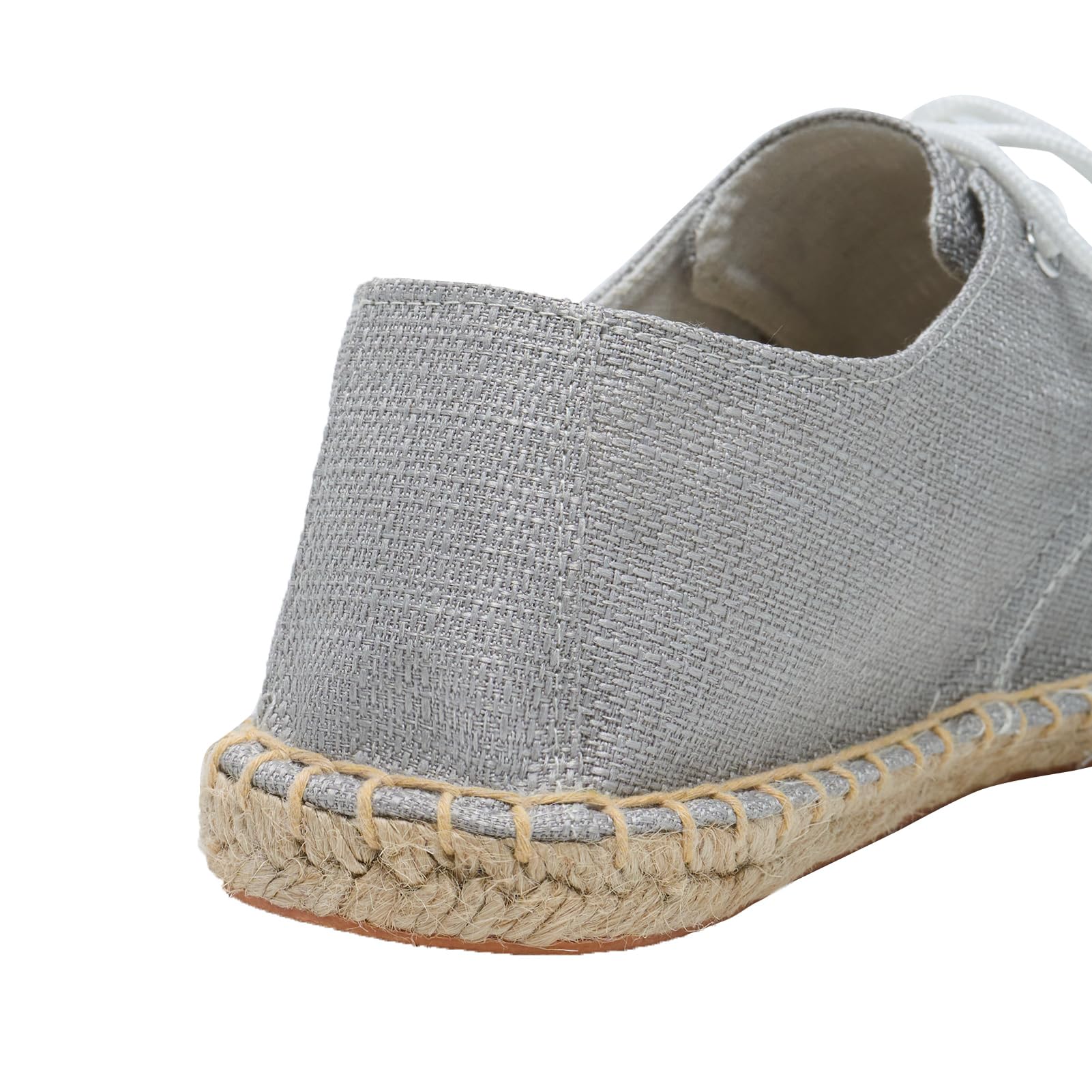Alexis Leroy Alpargatas de Lona para Hombre Lace Up Espadrillas