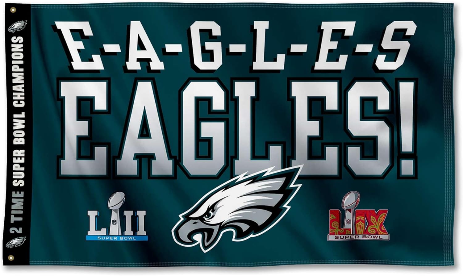 WinCraft Philadelphia Eagles Eagles Chant Premium Flag