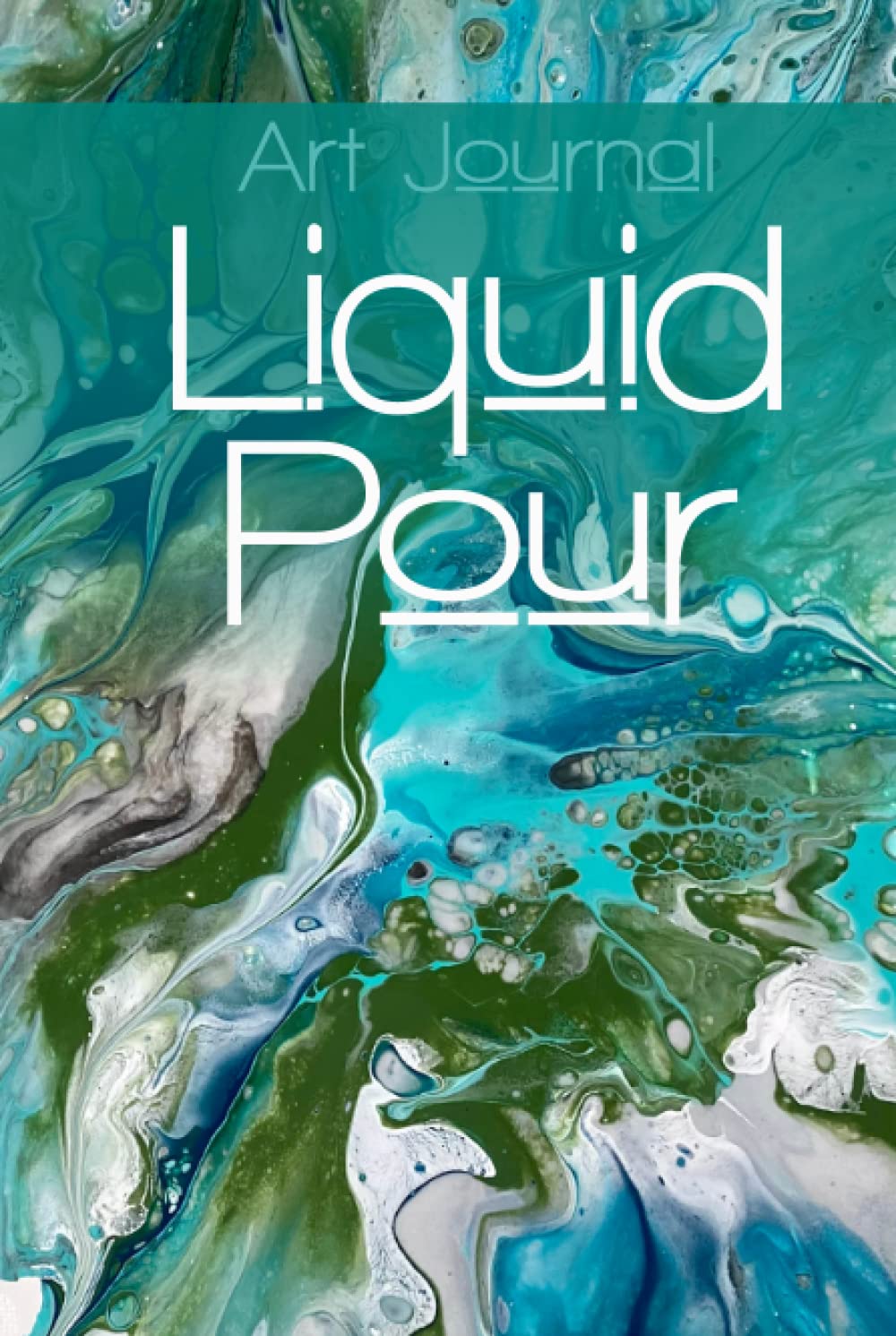 Liquid Pour Art Journal Art Journal for Acrylic Liquid Pour Painting