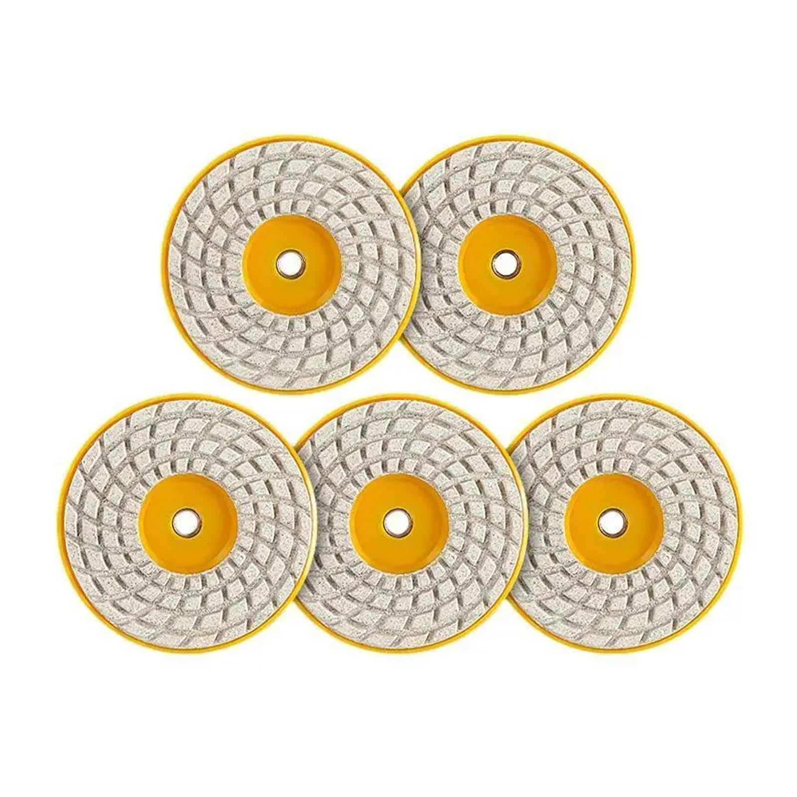 Almohadillas de pulido de diamante de 4 pulgadas, pulidor de lijado en seco, disco de almohadillas de recorte for granito, mármol, piedra, hormigón, vidrio, herramientas de disco de lijado cu