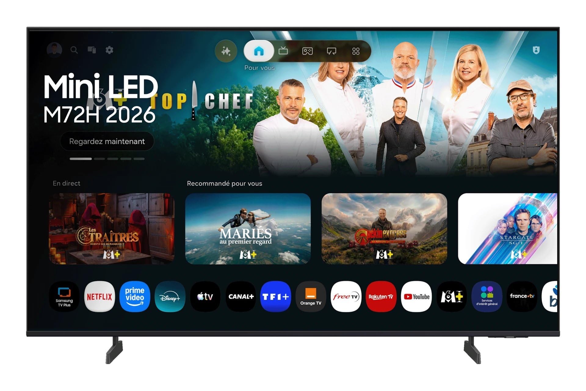 Samsung Mini telewizor LED M72H 50" 4K Smart TV ze sztuczną inteligencją