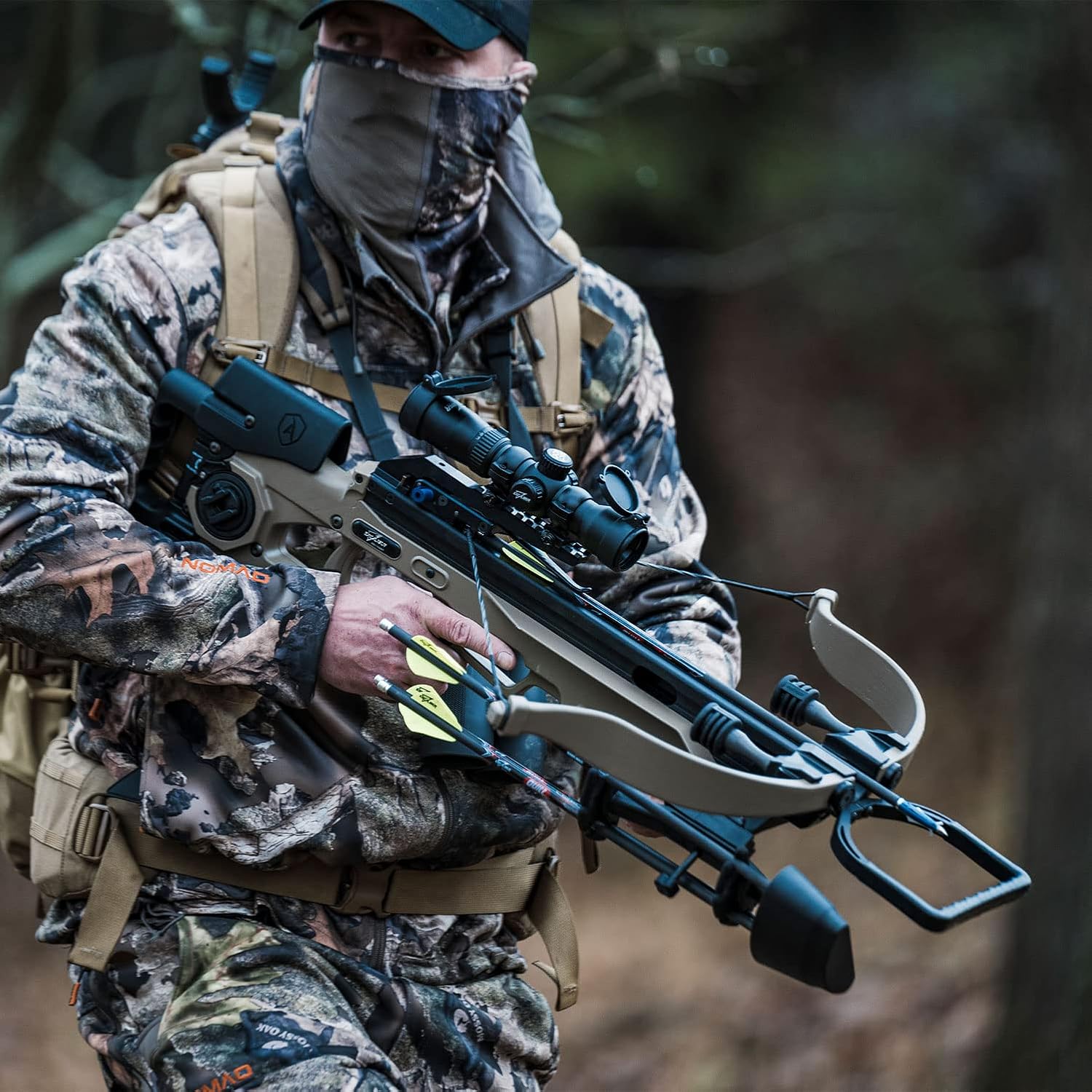 Excalibur 4-Arrow Archery Hunting Durable Lightweight Versatile Secure Polymer Hood Crossbow Quiver