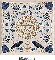 Vista 7 de Tapete de adivinaciones de péndulo de forma cuadrada, mantel de altar, tablero de juego, almohadilla de cartas, mantel de runa, mantel metafísico