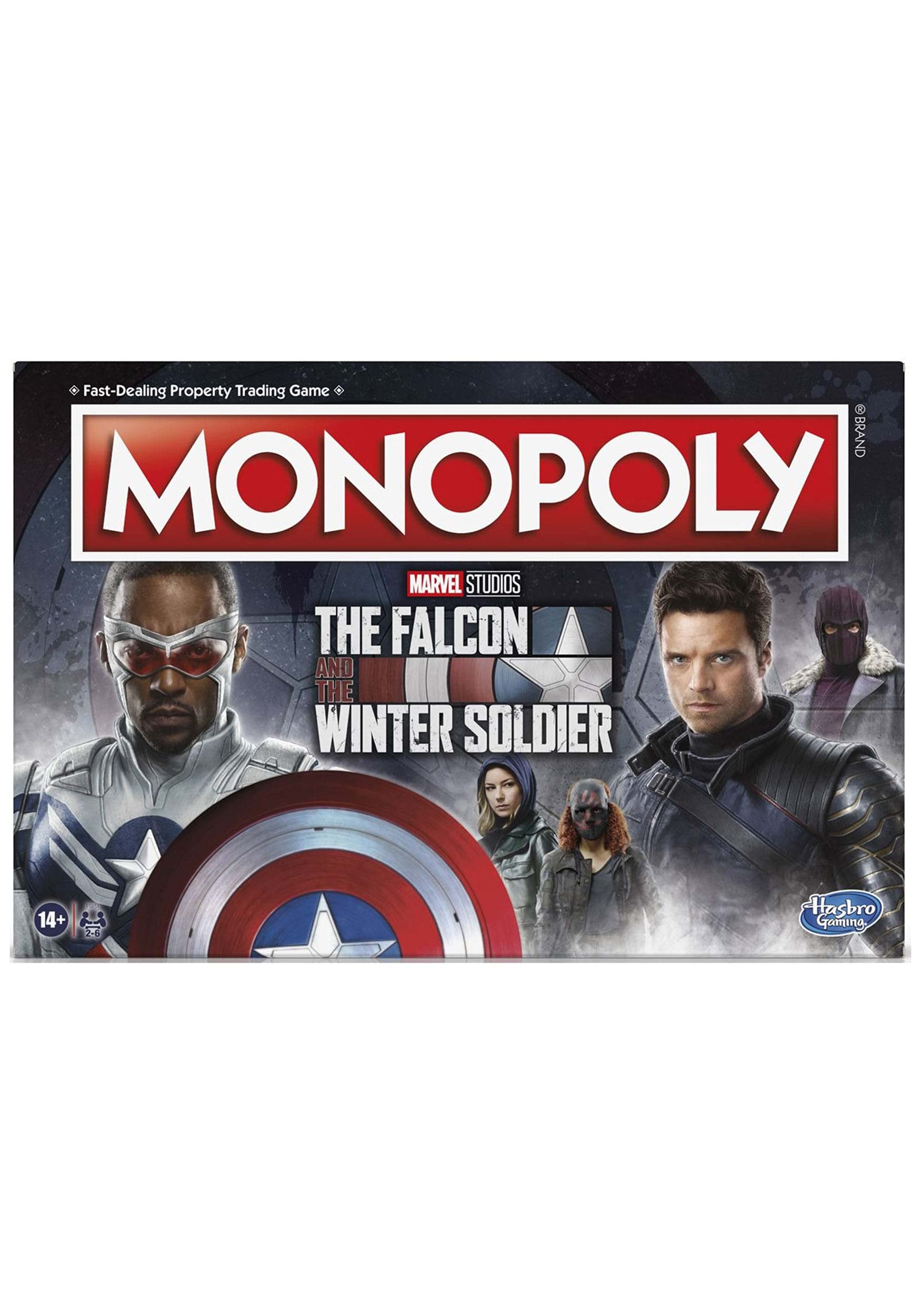 Monopoly: Marvel Studios' The Falcon and The Winter Soldier Edition Board Game for Marvel Fans, Game for 2-6 Players for Ages 14 and Up