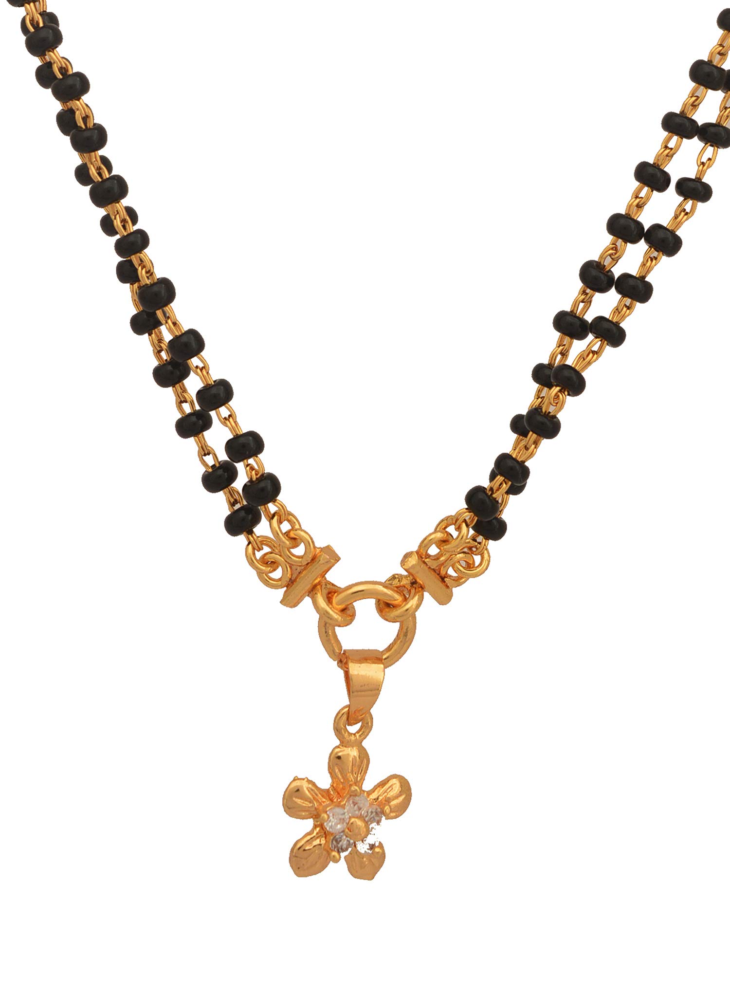 Radhas Creations Golden Mangalsutra Length 18.00 inches for Women No.867 (B08YRVSZMC) Amazon Price History, Amazon Price Tracker
