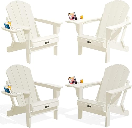 Vista 20 de SERWALL Juego de 2 sillas plegables Adirondack para patio, jardín, exteriores, fogata, color azul marino Zafiro