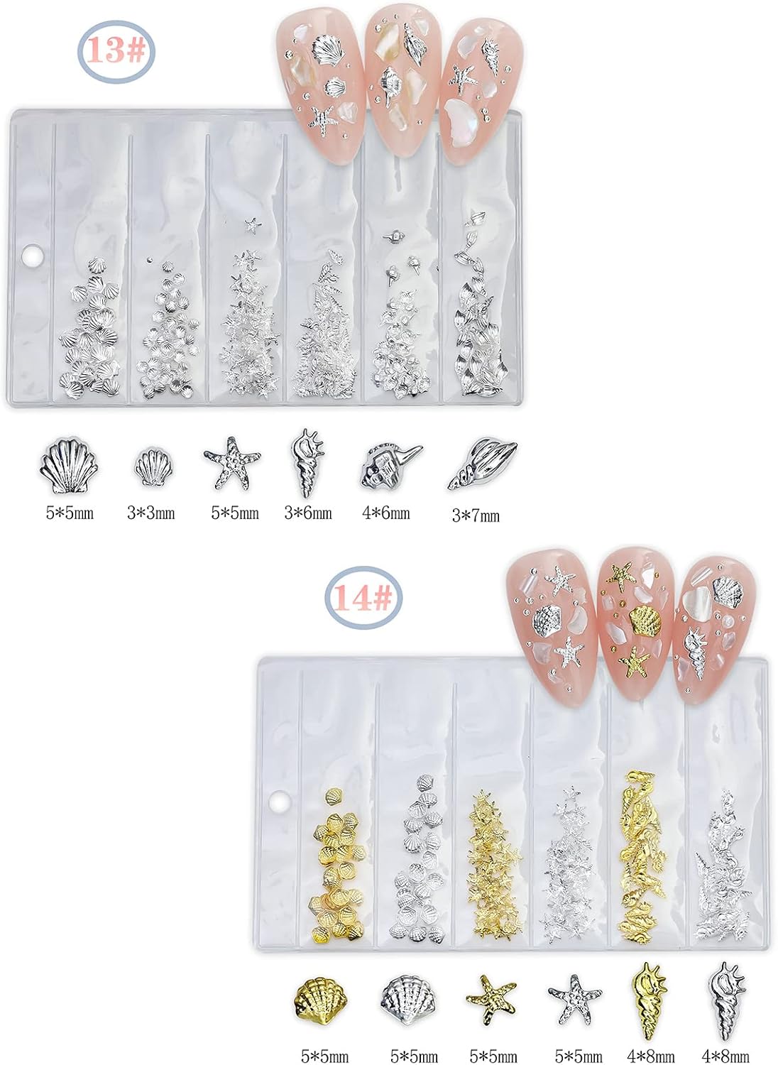 Nail Art Rivets Nail Art Studs Gold Silver Nail Art Charms Nail Art Accessories Nail Jewelry for DIY Crafts Nail Decor