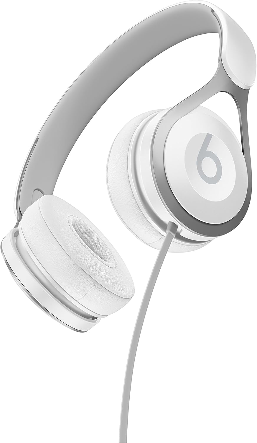 Beats Ep Wired On-Ear Headphones - Battery Free for Unlimited Listening, Built in Mic and Controls - White