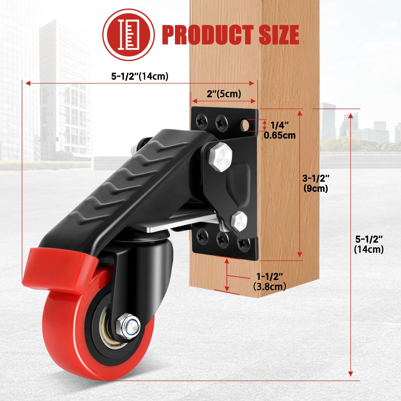 W B D WEIBIDA 63.5MM Roulette Charge Lourde, Roulettes d'établi Capacité de 300KG, Support épais et Roulette pour Tout Endroit, Roulettes de Meubles pour établi, Machines, Grands Instruments,lot de 4