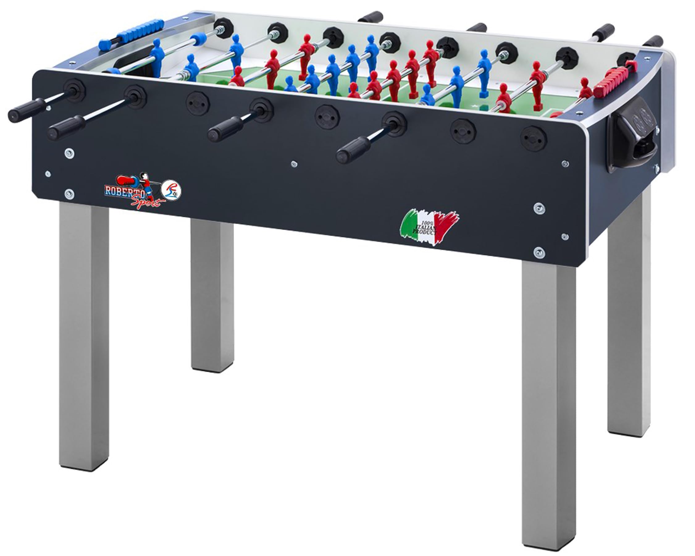 G5 HT SPORT Tischfußball Roberto Sport [Made in Italy] Tischfußball mit Teleskopstangen