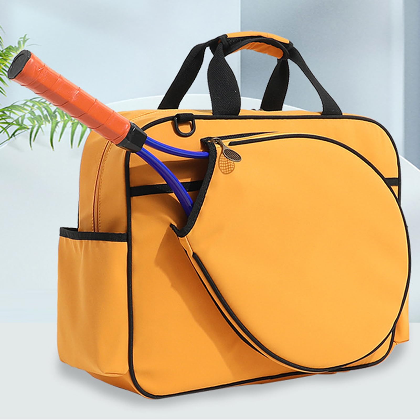 Borsa per racchette da badminton – Elegante borsa da trasporto, zaino portatile | Fodera interna in poliestere leggera e resistente, struttura moderna e raffinata, perfetta per viaggi, scuola e