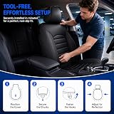 Housse de siège de voiture en une pièce (coussin d'assise + coussin de dos), en cuir PU - 5