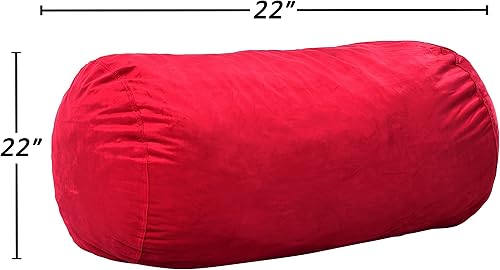 Miniatura 173 de Chill Sack Silla de puf, tumbona de 6 pies, microgamuza azul marino - solo funda Microsuede,Microsuede - Negro - Solo funda,Microsuede - Camel -