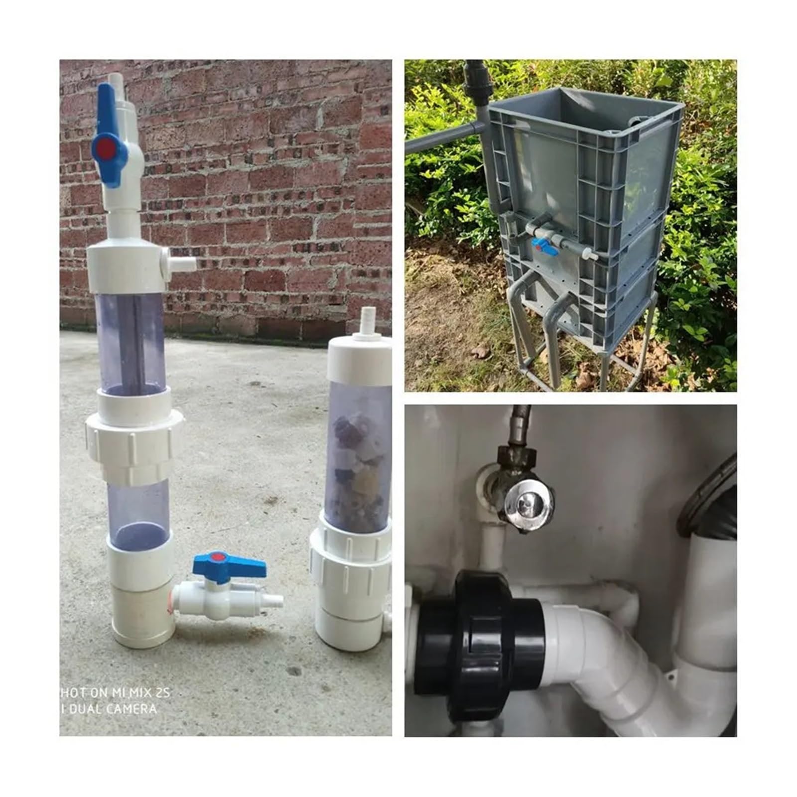 ID 20~110mm Grigio PVC Tubo Giunto Connettore Tubo di Plastica Giunto Giardino Irrigazione Raccordi Tubo Acqua Acquario Giunto Raccordi(5pcs,I.D 50mm)