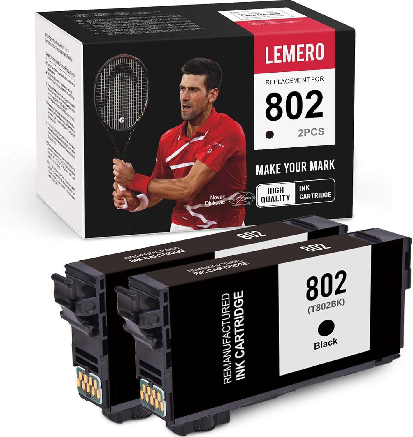 Frее Shірріng Ovеr $50 LEMERO Remanufactured Ink Cartridges Replacement for Epson 802XL 802 T802XL T802 to use with Workforce Pro WF-4740 WF-4730 WF-4734 WF-4720 EC-4020 EC-4030 Printer (Black, 2-Pack) Frее Shірріng Ovеr $50 LEMERO Remanufactured Ink Cartridges Replacement for Epson 802XL 802 T802XL T802 to use with Workforce Pro WF-4740 WF-4730 WF-4734 WF-4720 EC-4020 EC-4030 Printer (Black, 2-Pack)