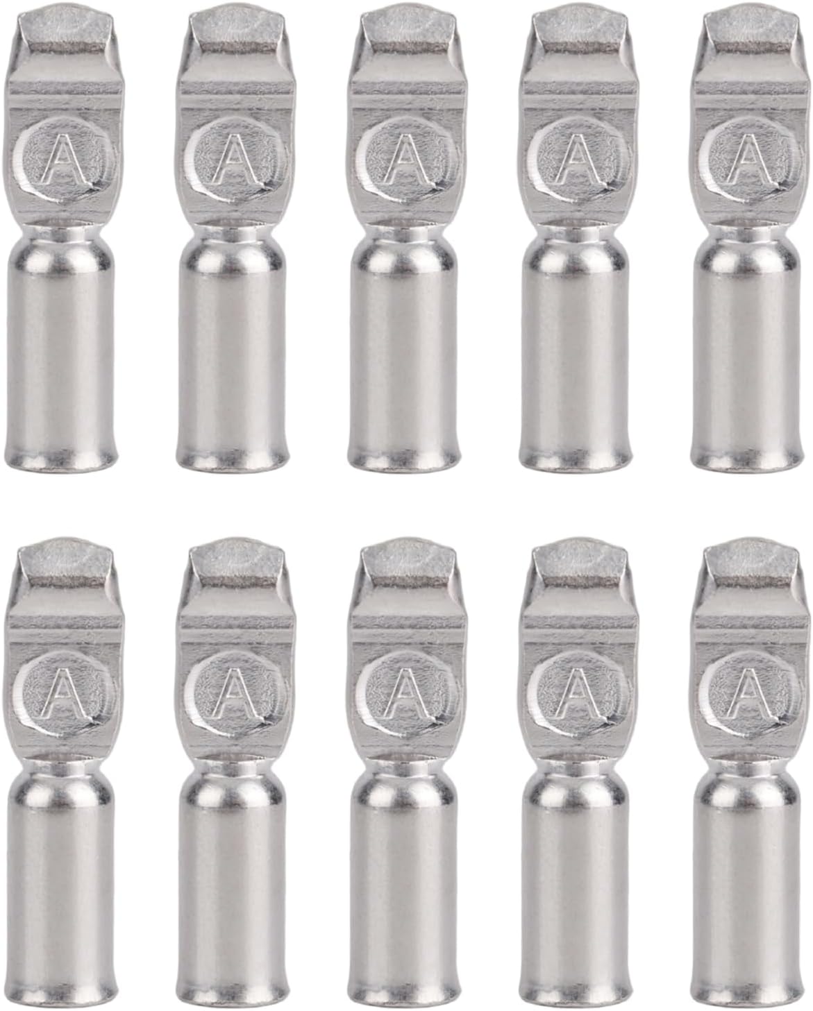 10pcs Battery Quick Connect Terminal Pins, Replacement Terminal Pins for 50A 6-12 AWG Battery Quick Connect/Disconnect Connector Wire Harness Plug Towing Winch Systems Accessories