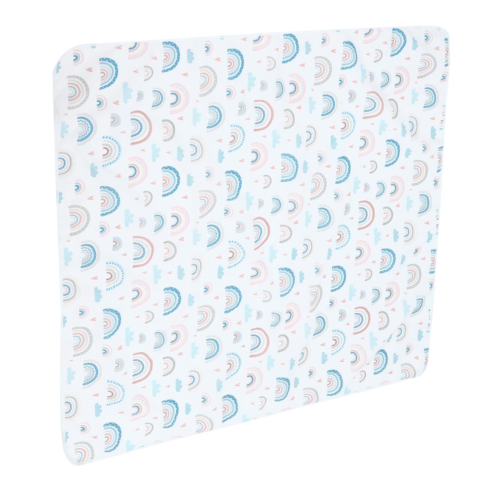 KOMBIUDA Tapis Sous Chaise Haute Et Tapis De Sol Antidérapant Pour Bébés Pratique Et Facile à Nettoyer Pour Repas Jeux Conception Mignonne Et Portable