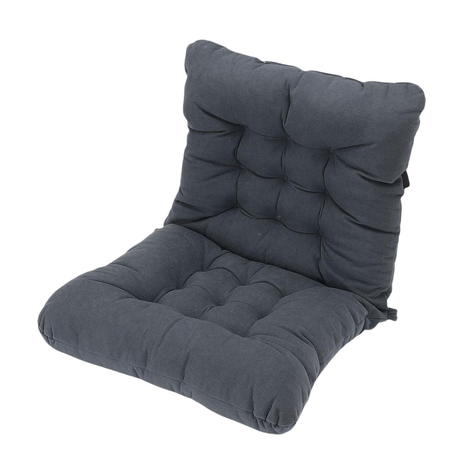 Coussin de siège contre le mal de dos en chenille confortable 80 x 40 cm