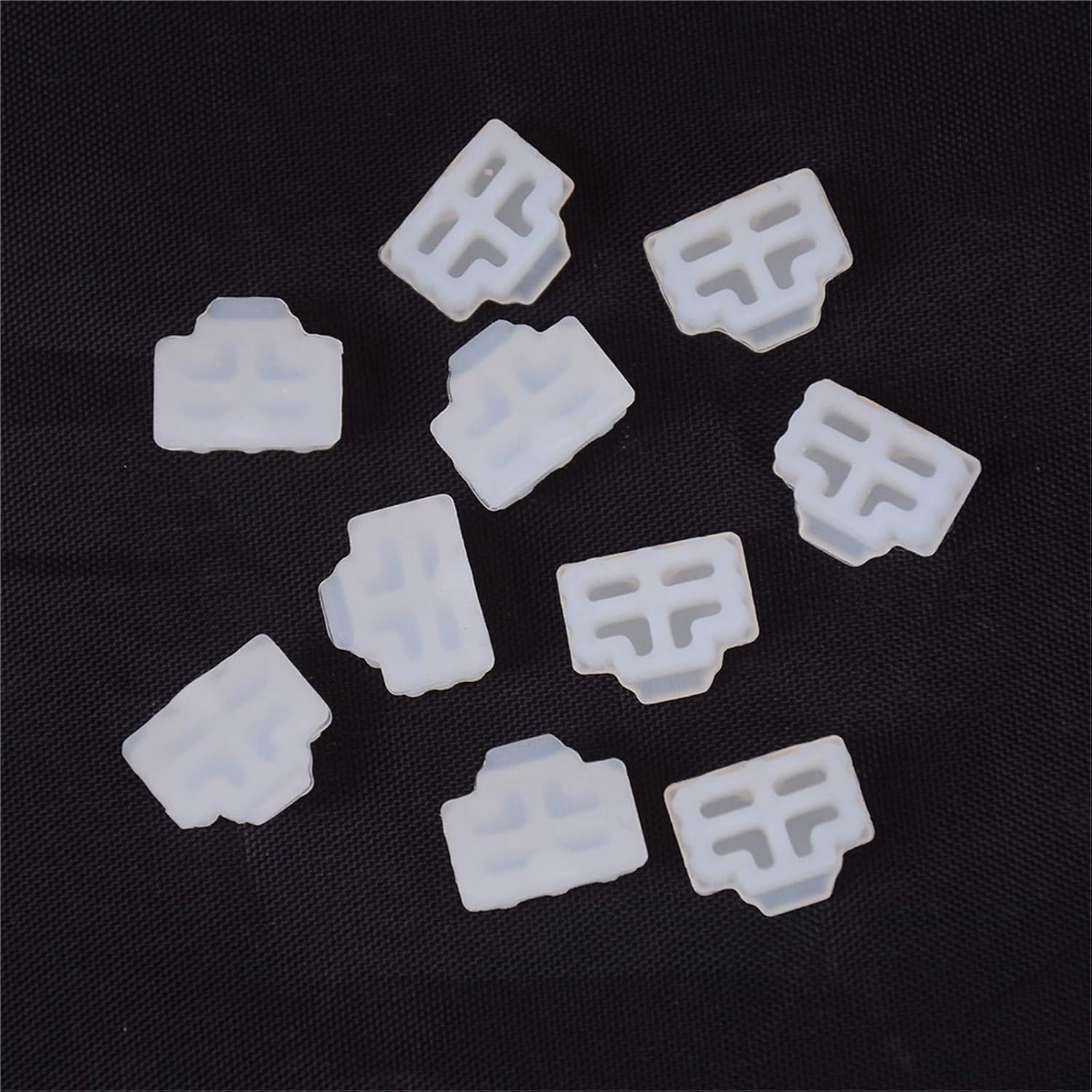 100pcs Rj45 Port Protector Caps, Sturdy Plug Design, Connector Covers, for Laptop, Computer and Router Ports