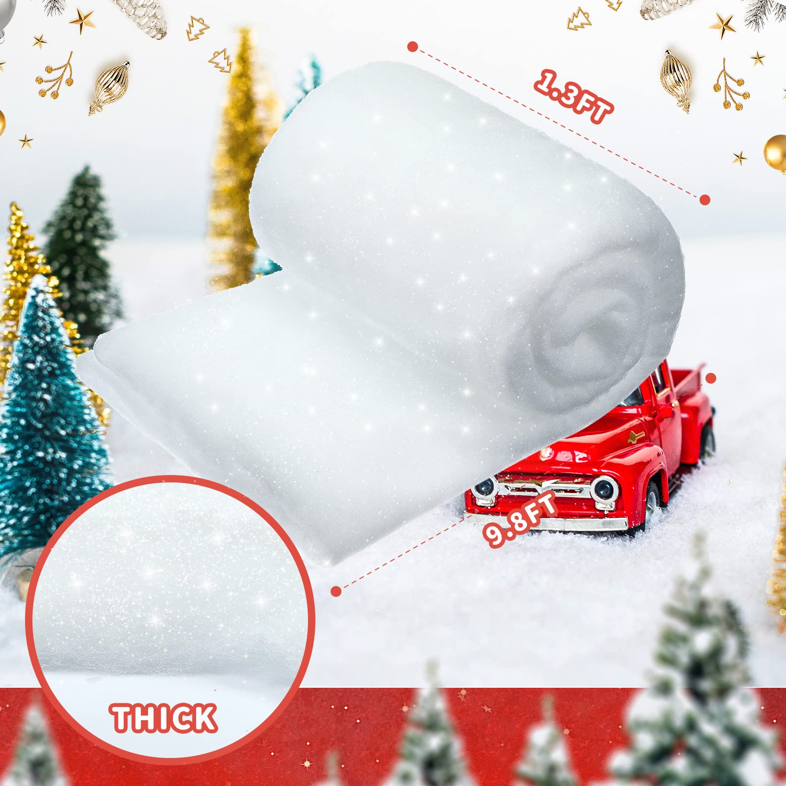 200g Neige Artificielle Scintillante – Flocons De Neige Noël Hiver Décoratifs Pour Sapin, Table Et Scènes Magiques