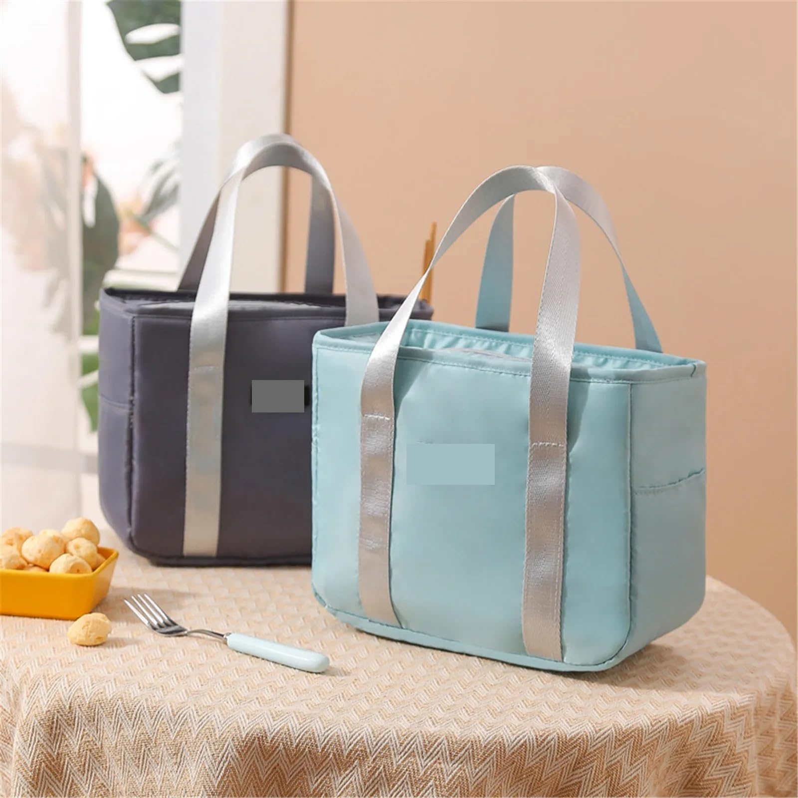Fiambrera impermeable de gran capacidad, paquete hielo for pasteles, bolsa Picnic, aislante plegable portátil, Enfriador alimentos, 3 uds