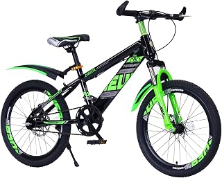 Axdwfd Kids Bike 20 Inch, Children's Bicycle, Bicycle with Training Wheels and Mudguards, Suitable for 9-14 Years Old Bicycle
