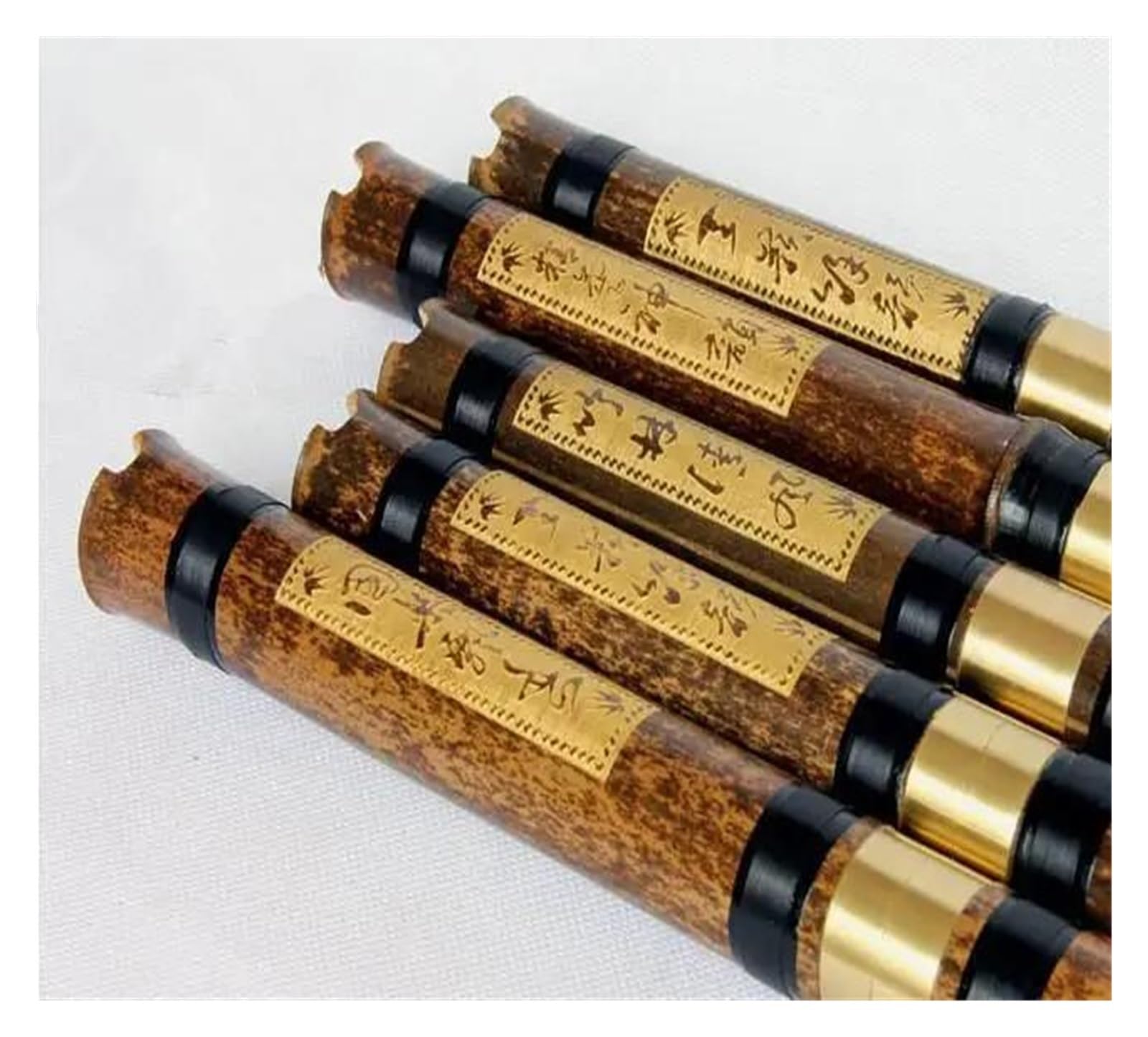 bambusflöte Professionelle vertikale Bambusflöte Xiao Holzblasinstrument Musikinstrument Tonart F/G Dizi 3 Abschnitte Flauta(6 Hole G)