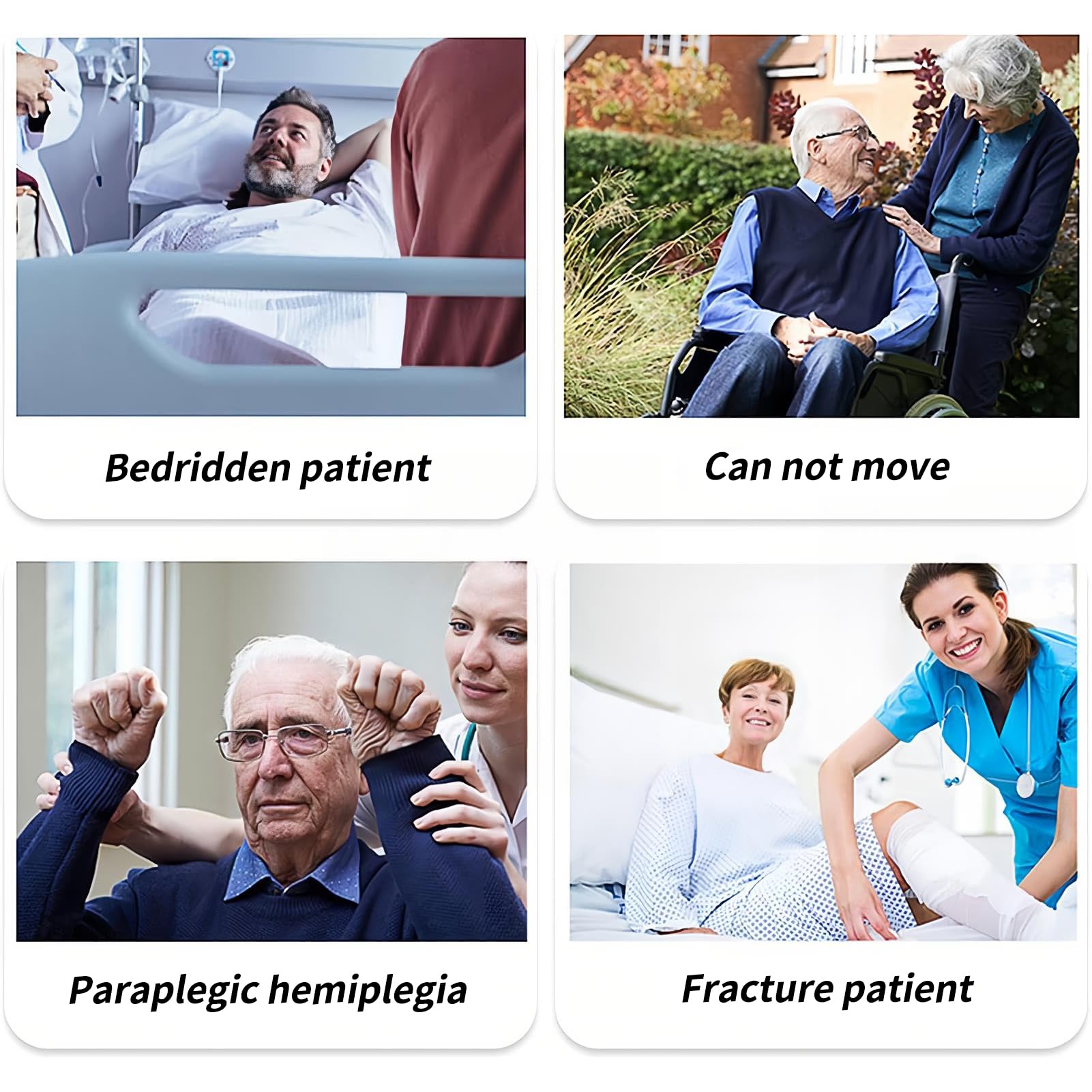 Arneses para ElevacióN De Pacientes con GrúA De Cuerpo Completo, ArnéS para ElevacióN De Pacientes, para Transferencia De Pacientes Y Posicionamiento
