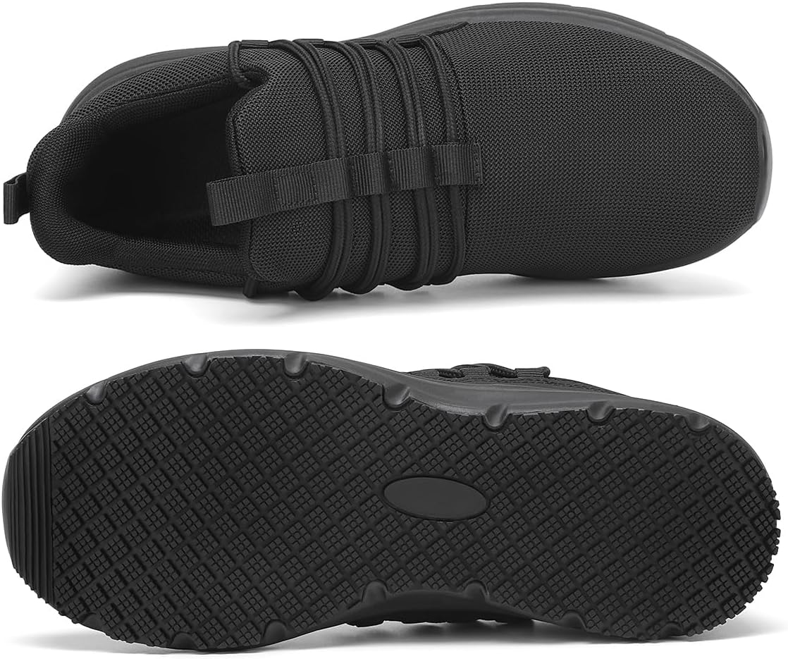 VikoViren Non Slip Work Shoes for Men Restaurant or Food Service Sneakers Breathable Lightweight Water Resistant Walking Shoes Chef Kitchen Footwear - Image 6
