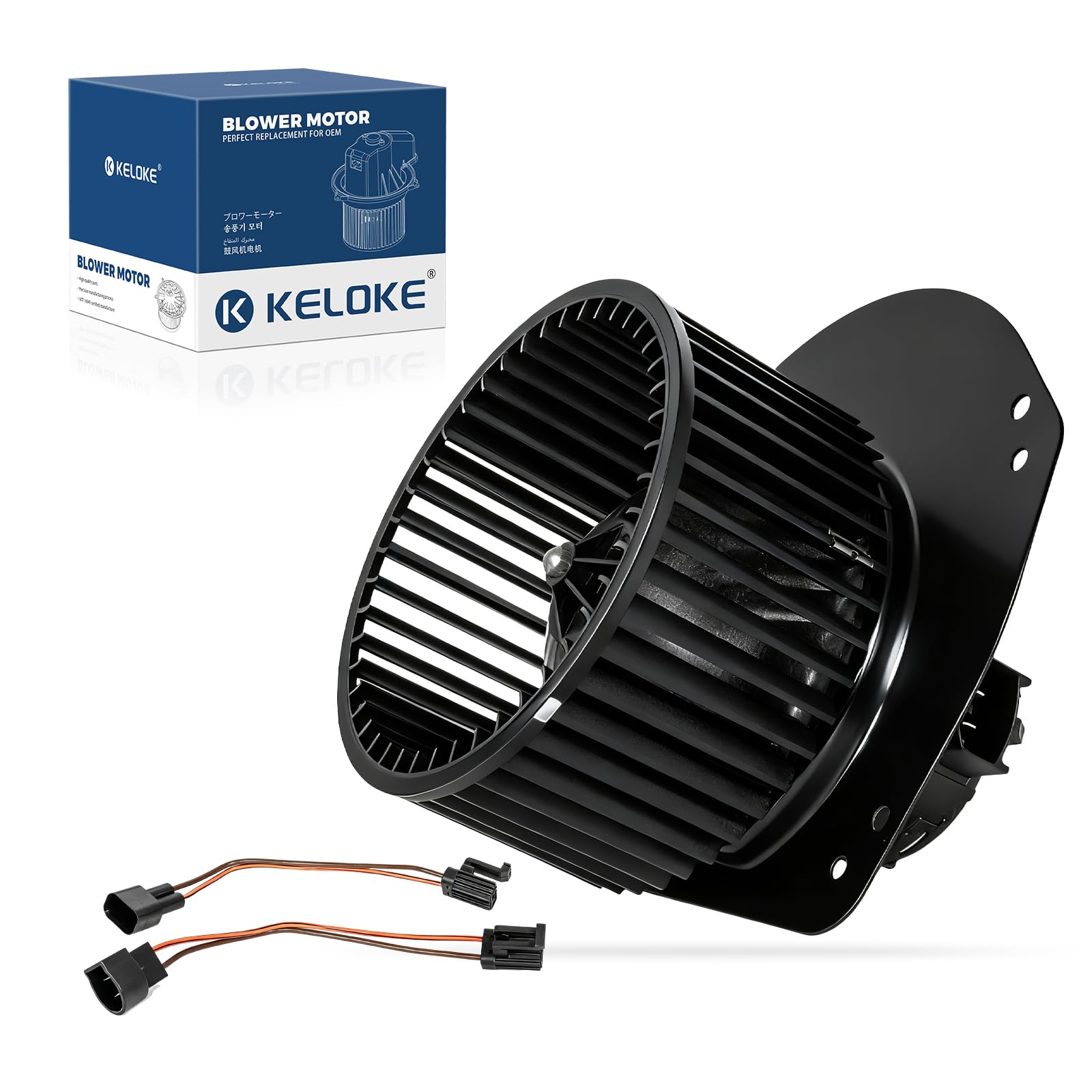 KELOKE Front HVAC Heater Blower Motor Fan Fits for Ford &amp; Lincoln &amp; Mercury | F-100/150/250/350/Bronco/Crown Victoria 1980-2011, Town Car 81-97, Mark VI 80-83, Grand Marquis 98-11, Marauder 03-04, 700014