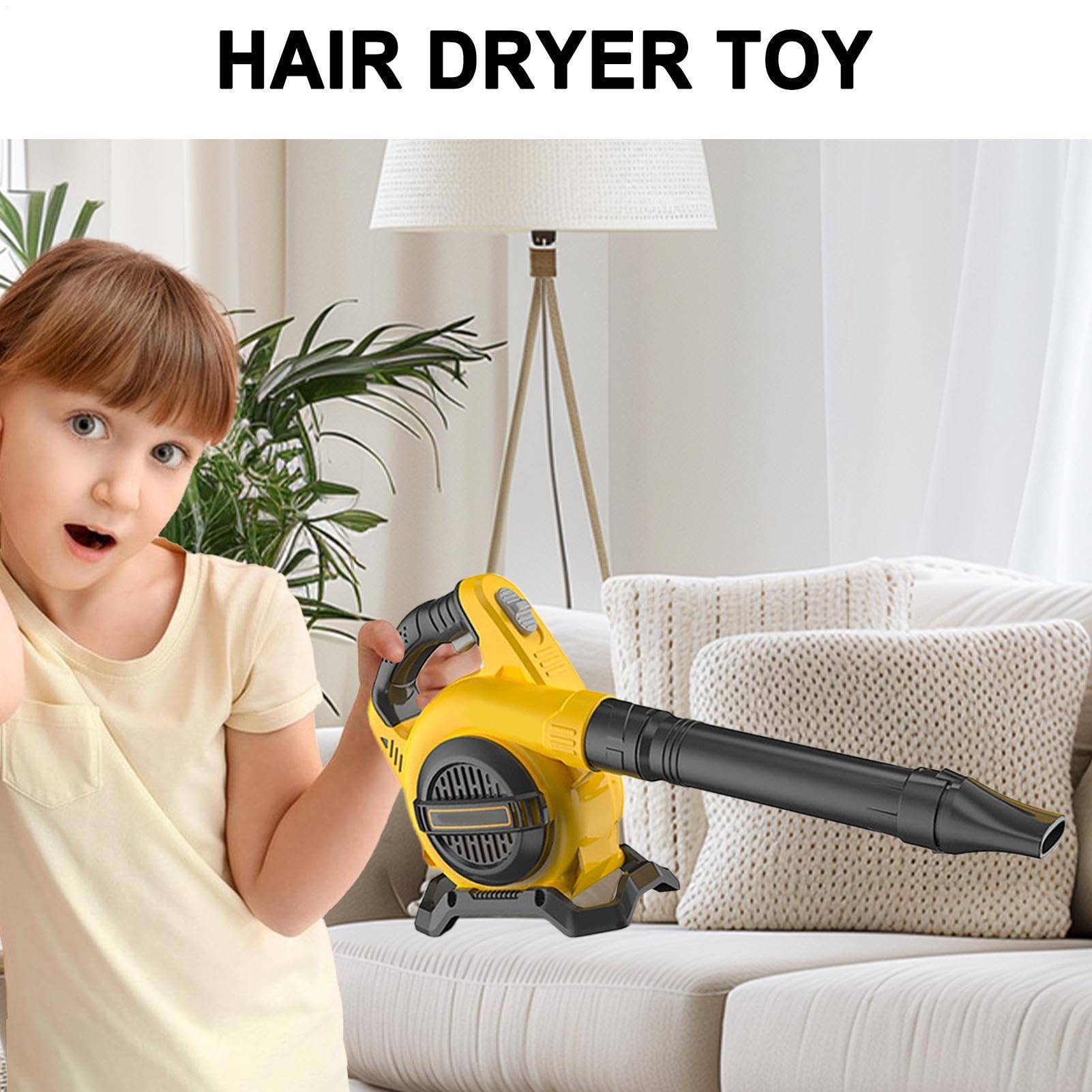 Generico Leaves Blower, Garden Blowers, Battery Operated Kids Leaves Blower, Toddler Outdoor Gardening Equipment, 16.5x7.91 Inches Outdoor Play Leaves Blower for Preschool Play & Landscaping Blower