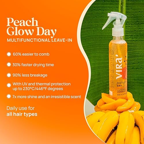 Miniatura 3 de Set tónico y sin enjuague de día y noche de melocotón brasileño - Estimulación del crecimiento del cabello - Tratamiento anti pérdida de cabello y