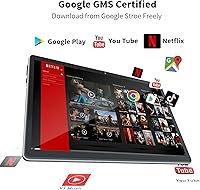 kelankeke 10 Inch Android 13 Tablet: 6GB RAM 64GB ROM +1TB Expand, Quad-Core, 1280x800 IPS, WiFi 4 BT4.2, 6000mAh Battery (Black)