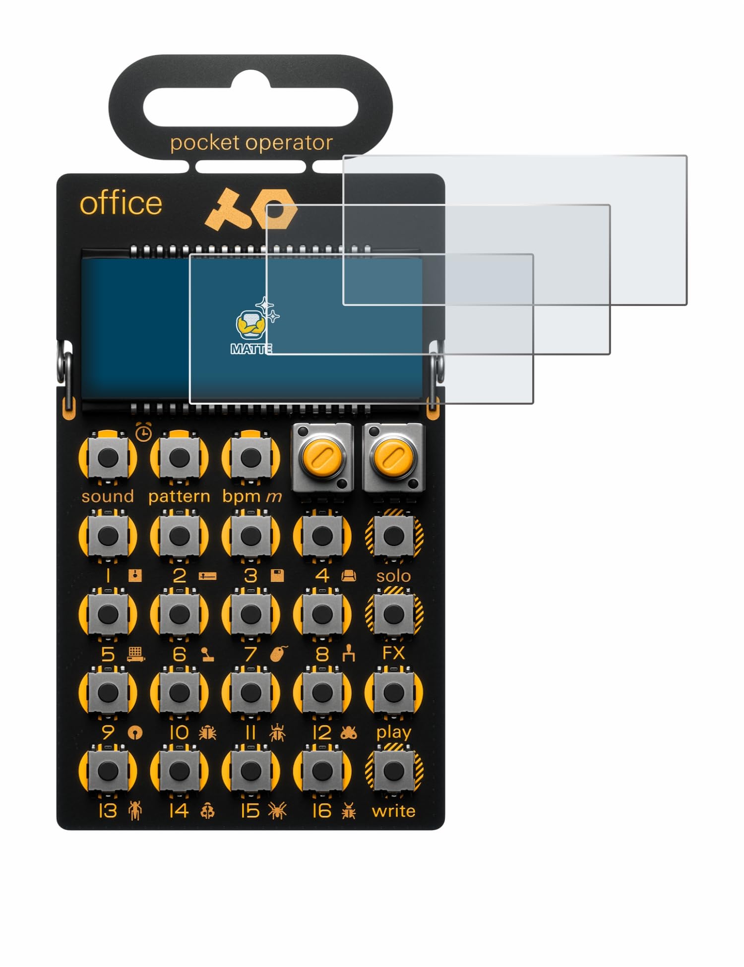 brotect Screen Protector Anti-Glare Compatible with Teenage Engineering PO-24 Office (6 Pack) Screen Protector Matte, Anti-Fingerprint Protection Film