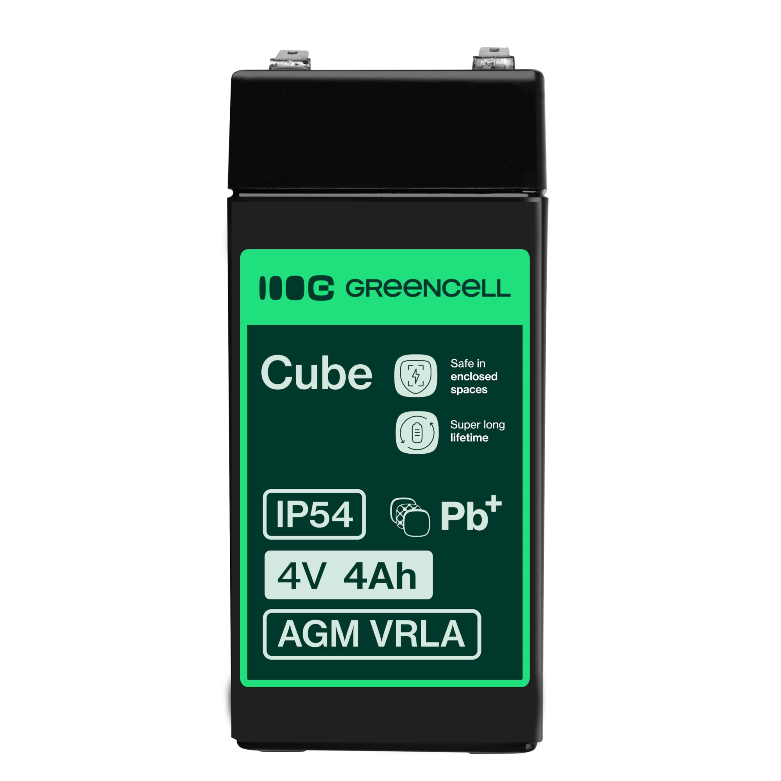 EcoLine - AGM 12V 40AH - 40000mAh VRLA Batterij - 197 x 165 x 175 - Deep Cycle Accu | In for Quallity