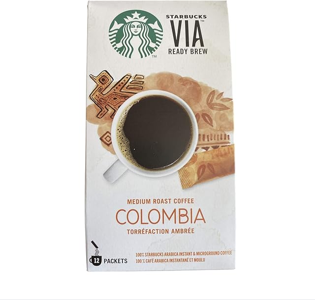 Starbucks VIA Colombian Roast 12 sachets