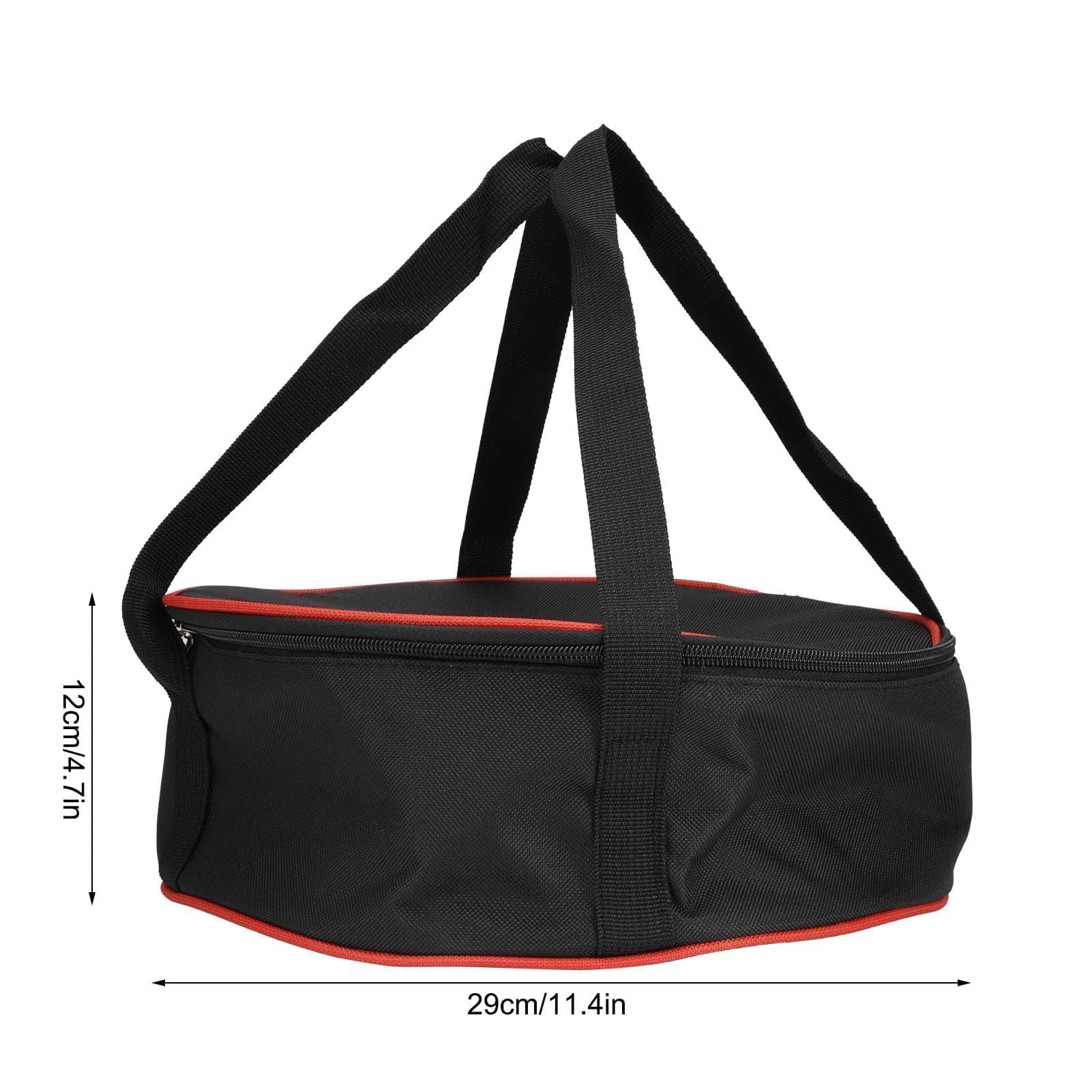 Borsa per Stoviglie, Borsa per Stoviglie Rotonda Protezioni per Piastre Borsa da Viaggio Borsa per Stoviglie da Campeggio Grande Borsa per Stoviglie per Armadio