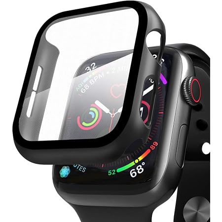 Compatibile con Apple Watch 42mm Series 3/2/1 Custodia+Protezione Schermo,  Qianyou Case PC Protettiva in Vetro Temperato Integrata, Cover Pieno Ultra  Sottile Paraurti e Screen Protector (Nero) : Amazon.it: Elettronica