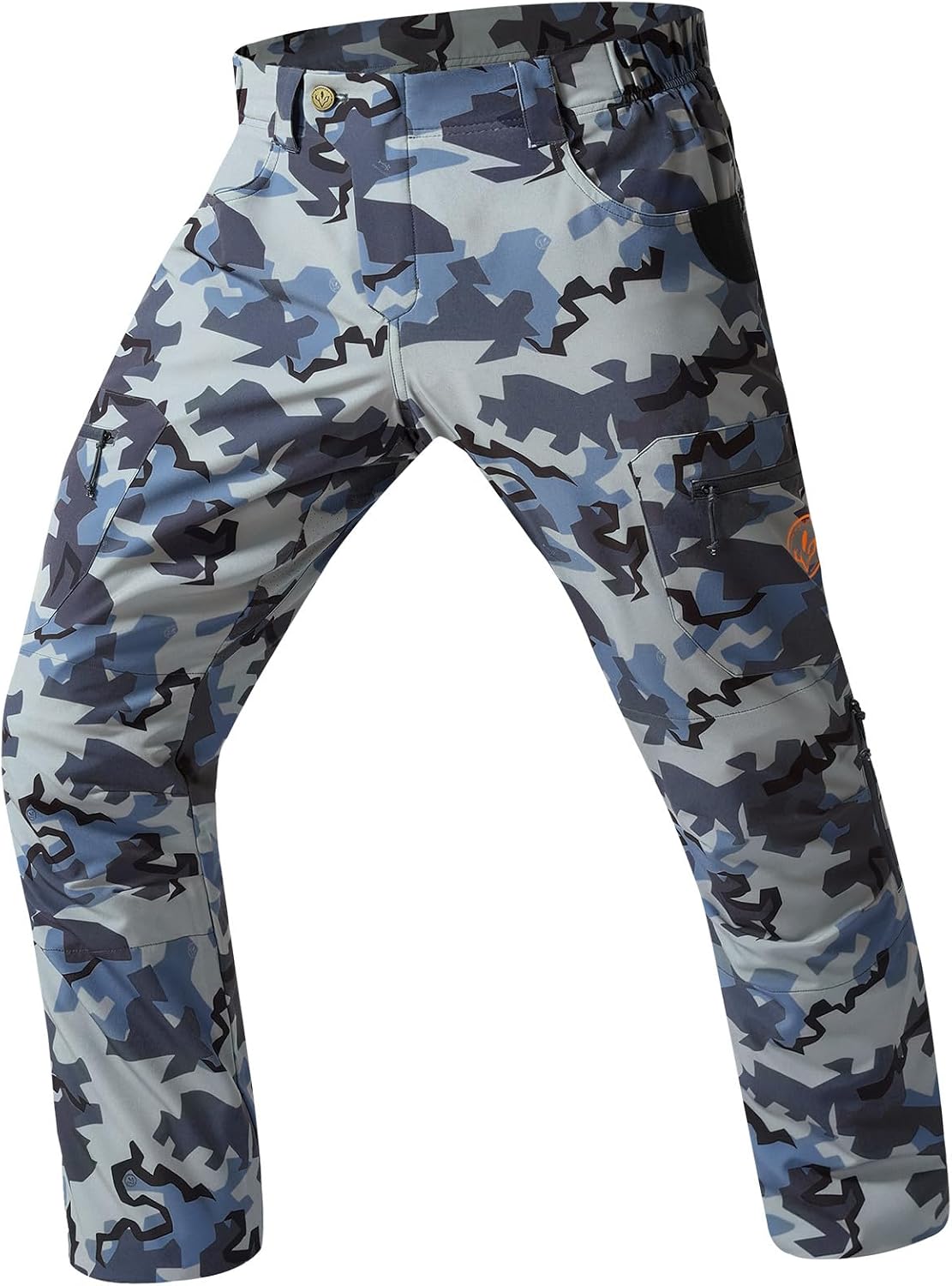 BASSDASH Invis 170 Men’s Lightweight Hunting Pants 4-Way Stretch Breathable Water Resistant for Turkey Early Season Spring