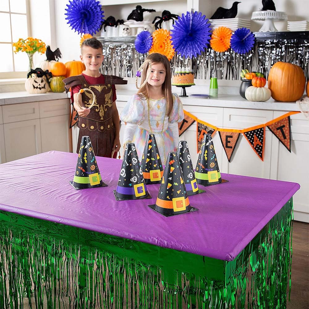 Halloween Witch Cone TOSS Game - Toys - 12 Pieces