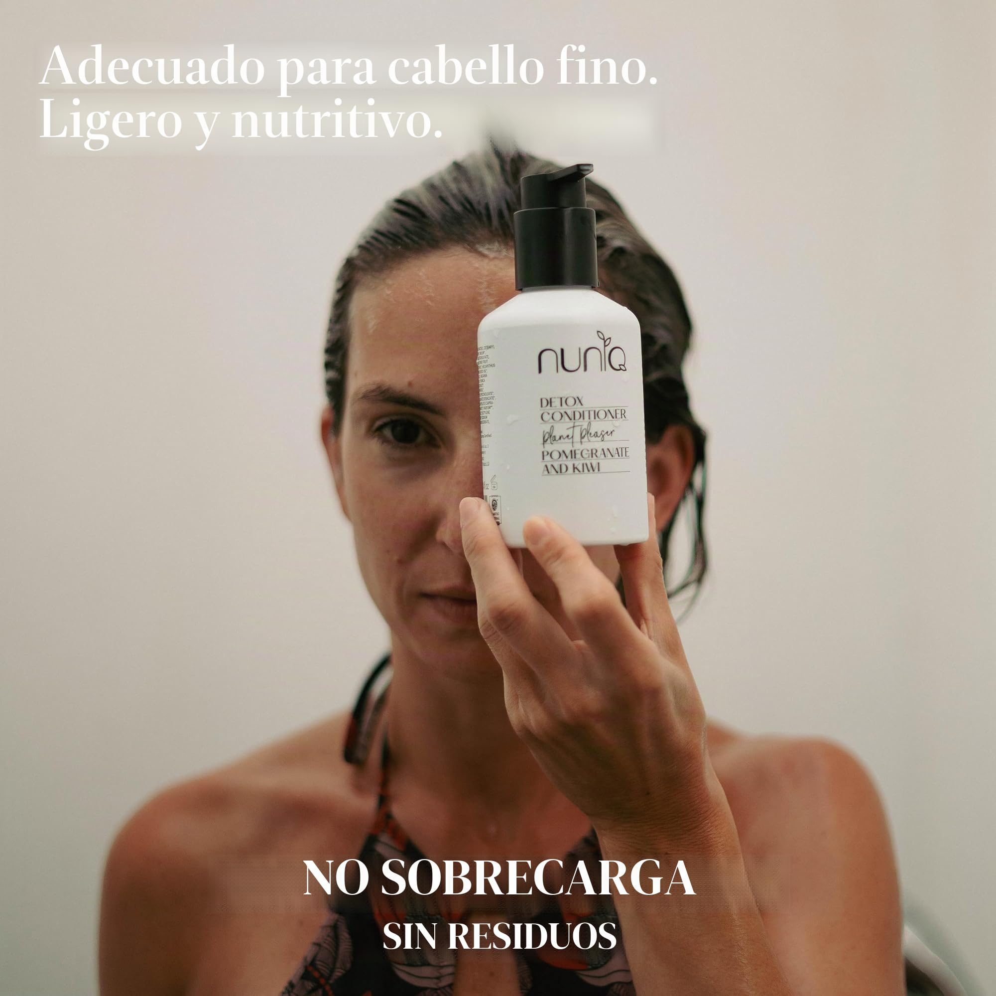 Pack Champú + Acondicionador Sin Sulfatos ni Siliconas 2×250 ML, Rutina Detox para Cuero Cabelludo Sensible y Cabello Seco, Fino o Rizado, Hidratación y Control del Frizz, Vegano & Eco-Friendly
