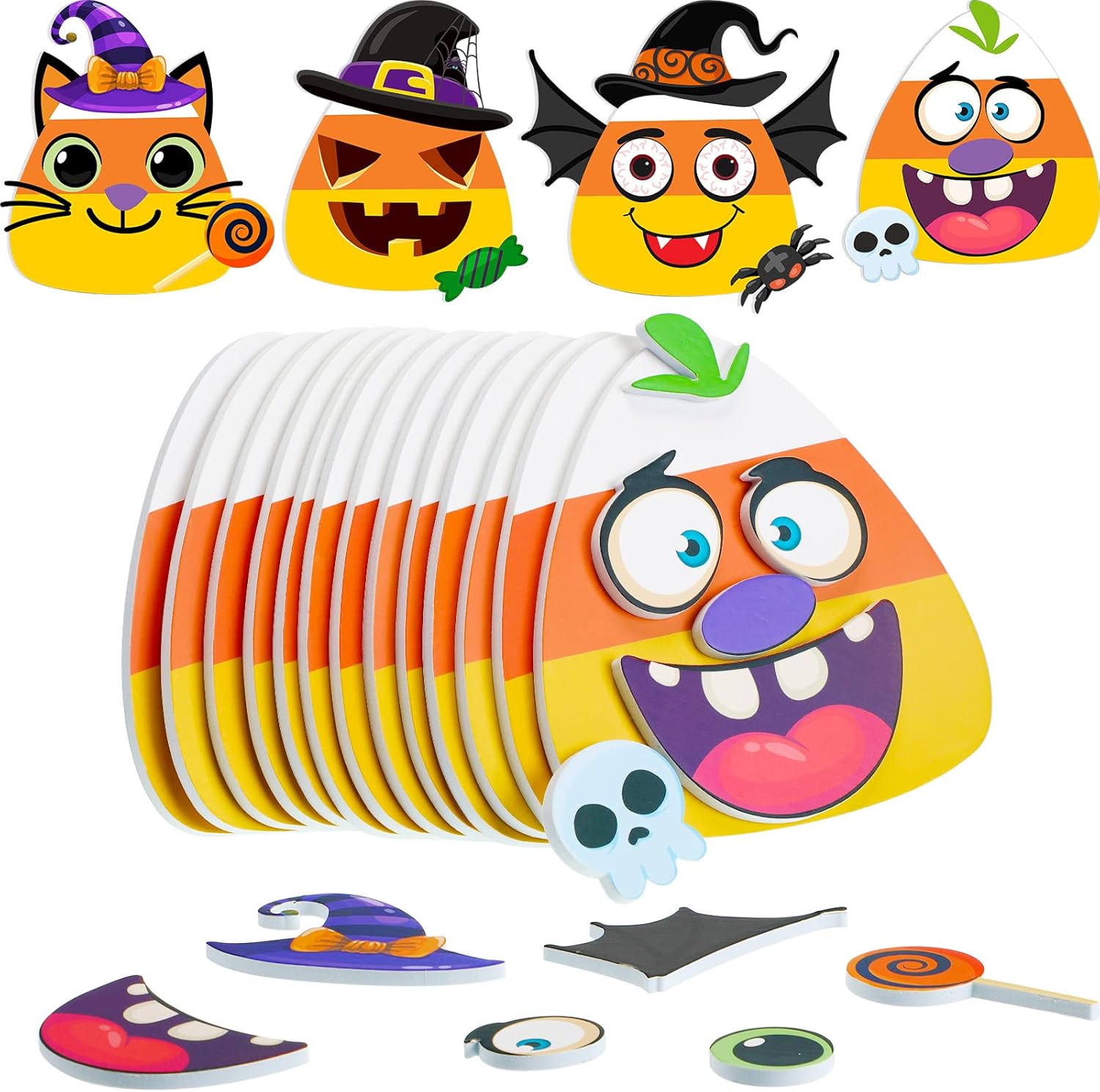 Halloween Foam Crafts for Kids 3D Candy Corn Foam Craft Kit
